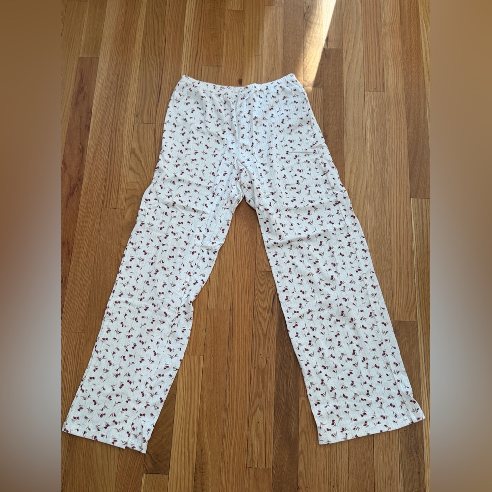 Gap Body Cozy Floral Print Pants